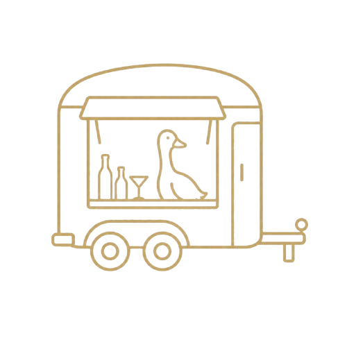 horsebox icon with goose